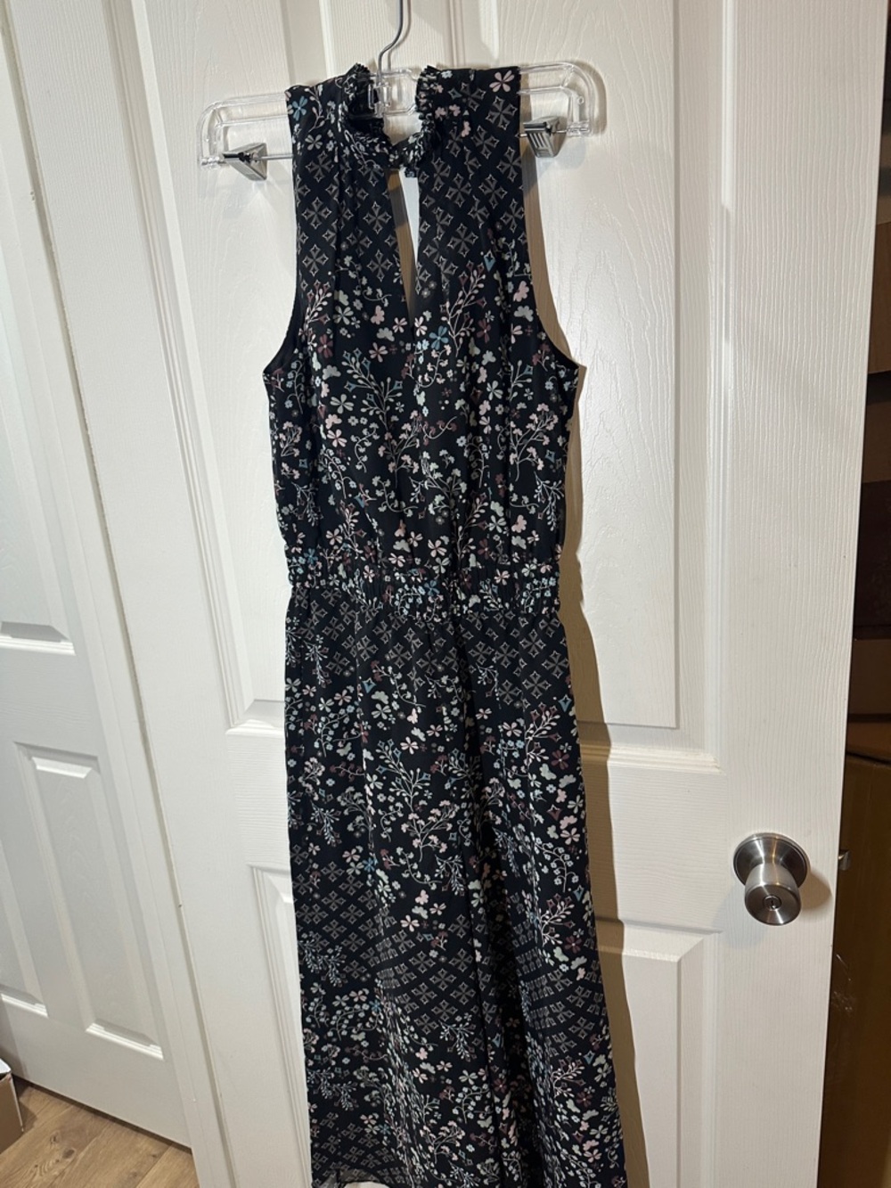 Ted baker marcila high neck wide leg jumpsuit size 0 $315 NWT